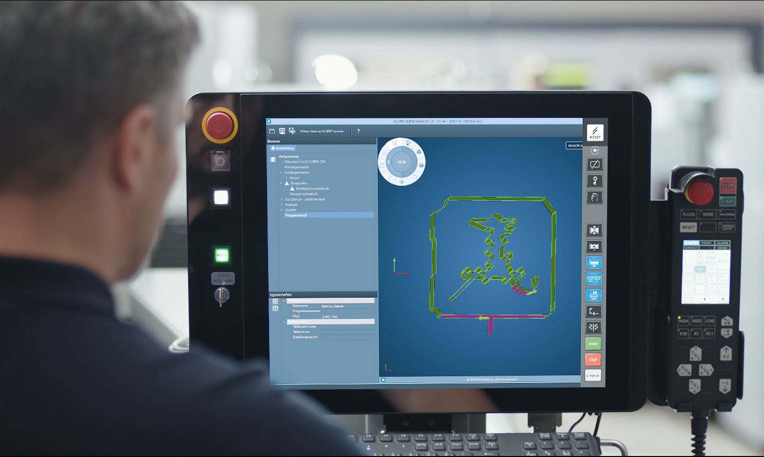 XEDM auf der Maschinensteuerung - Standard-Lieferumfang